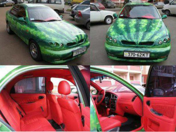 Water Melon Car
