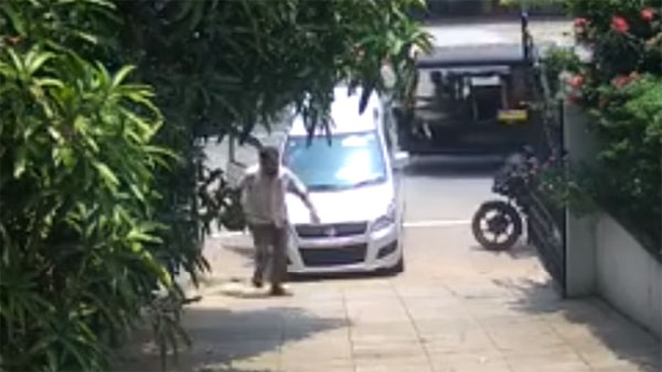 உங்கள் காரில் ஹேண்ட் பிரேக் போடவில்லை என்றால் இப்படியும் நடக்கலாம்...