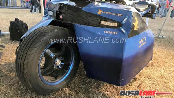 இந்தியாவின் முதல் ஆல் வீல் டிரைவ் மோட்டார்சைக்கிளை உருவாக்கிய மாணவர்!