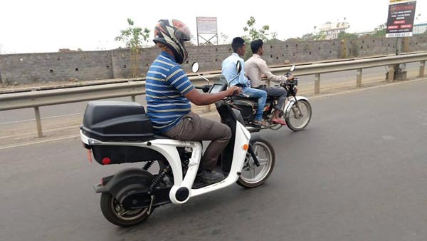மஹிந்திரா ஜென்ஸி எலக்ட்ரிக் ஸ்கூட்டர் இந்தியாவில் சோதனை ஓட்டம்!!