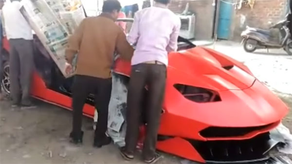 ரூ 7.5 லட்சம் செலவில் புதிய லாம்போர்கினி; இந்தியர் அசத்தல்