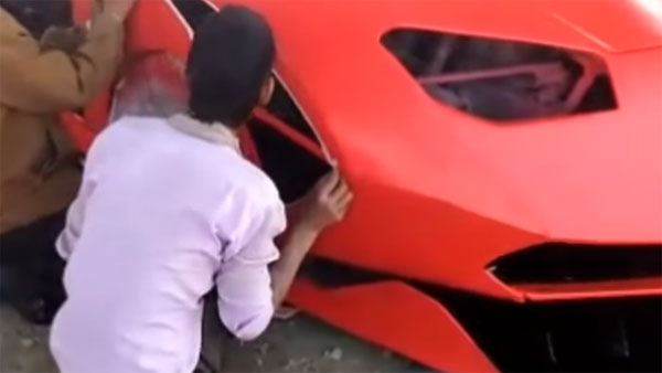 ரூ 7.5 லட்சம் செலவில் புதிய லாம்போர்கினி; இந்தியர் அசத்தல்