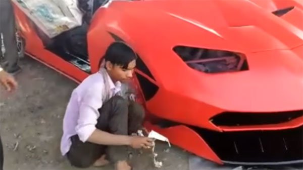 ரூ 7.5 லட்சம் செலவில் புதிய லாம்போர்கினி; இந்தியர் அசத்தல்