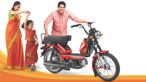 எலக்ட்ரிக் ஸ்டார்ட், சார்ஜர் என நவீன வசதிகளுடன் கூடிய டிவிஎஸ் XL 100 மொபட் அறிமுகம்!