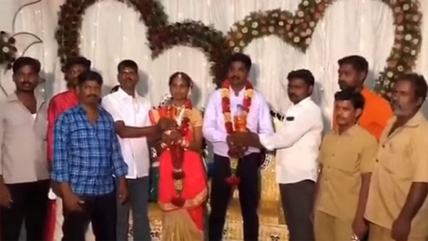 மணமக்களுக்கு திருமண பரிசாக பெட்ரோல் வழங்கிய குறும்புக்கார இளைஞர்கள்.. இது தமிழ்நாட்டு கெத்து