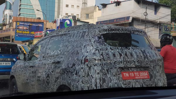 ரெனோ க்விட் அடிப்படையிலான எம்பிவி காரின் புதிய ஸ்பை படங்கள்!