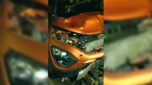 மீண்டும் மீண்டும் விபத்தில் சிக்கும் டாடா ஹாரியர்... சமூக வலை தளங்களில் வைரலாகும் அதிர்ச்சி வீடியோ