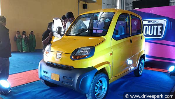 கூடுதலாக 22 மாநிலங்களில் களமிறங்குகிறது பஜாஜ் க்யூட் 'மைக்ரோ கார்'...!