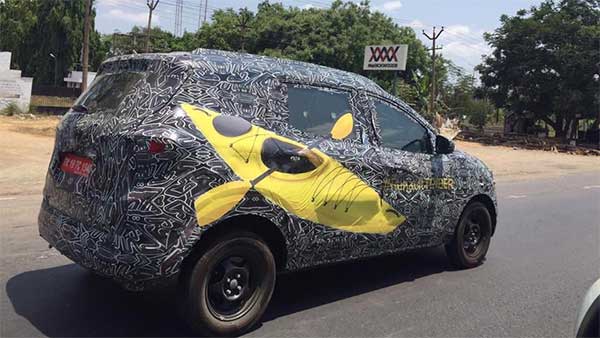 புதிய ரெனோ ட்ரைபர் எம்பிவியின் புதிய ஸ்பை படங்கள்!