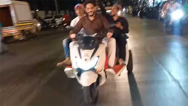 விதியை மீறி ஸ்கூட்டரை மாடிஃபிகேஷன் செய்த எம்எல்ஏ... வைரல் வீடியோ...!