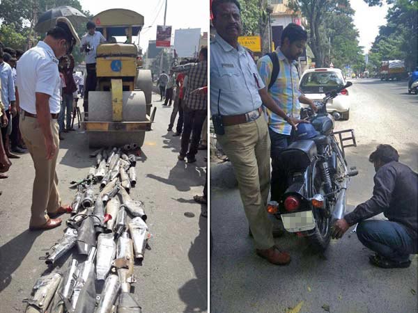 போலீஸாரின் செயலால் கடுப்பாகிய வாகன ஓட்டிகள்: வைரலாகும் புகைப்படம்...!