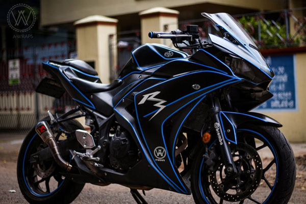 யமஹா ஒய்இசட்-ஆர்3 பைக்கை ட்ரான் பைக்காக மாற்றிய சென்னை நிறுவனம்... அசத்தல் புகைப்படம் உள்ளே!