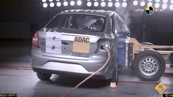 இந்தியாவில் தயாரான ஃபோர்டு ஃபிகோ: க்ராஷ் டெஸ்டில் பெற்ற மதிப்பெண் எவ்வளவு தெரியுமா...?