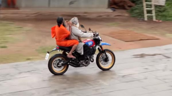 காஸ்ட்லி பைக்கில் காவிரி மீட்பு பயணத்தை துவங்கிய ஜக்கி வாசுதேவ்!