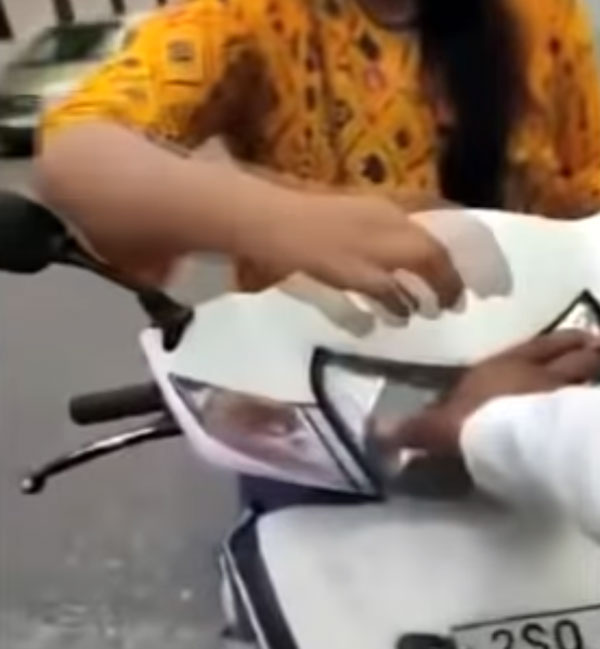 இது புது ஐடியாவா இருக்கே... போலீசிடம் இருந்து நைசாக தப்பித்த இளம்பெண்... என்ன செய்தார் தெரியுமா?