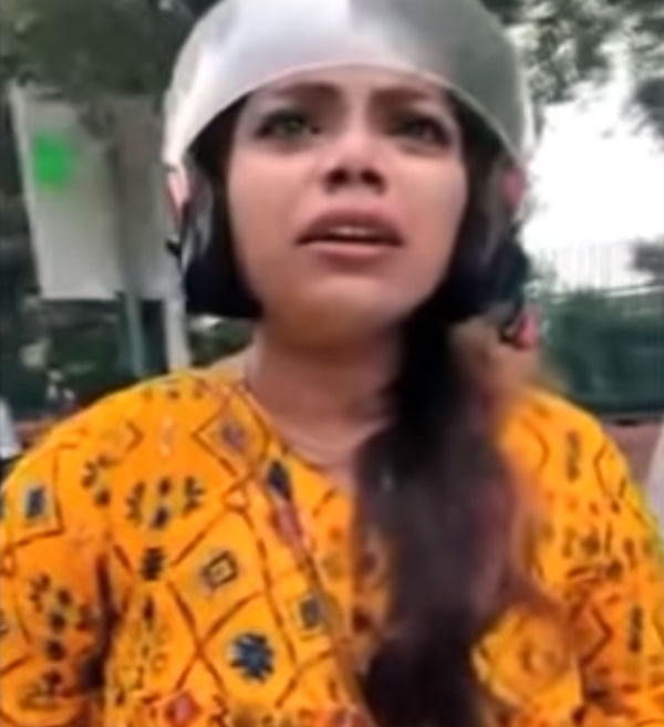 இது புது ஐடியாவா இருக்கே... போலீசிடம் இருந்து நைசாக தப்பித்த இளம்பெண்... என்ன செய்தார் தெரியுமா?