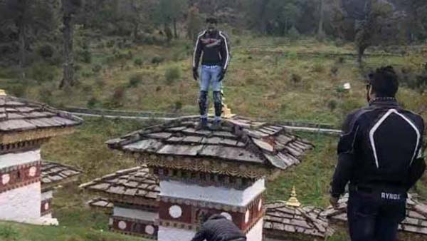 விளம்பரம் தேட போய் சிக்கலில் சிக்கிய இந்திய பைக் ரைடர்... ஆளை பிடித்து அதிரடி காட்டிய பூடான் போலீஸ்