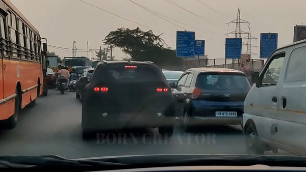 கியா காம்பேக்ட் எஸ்யூவி சோதனை ஓட்டம் - வீடியோ