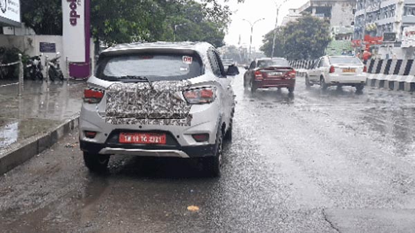 சென்னையில் மஹிந்திரா கேயூவி100 எலெக்ட்ரிக் கார் சோதனை!