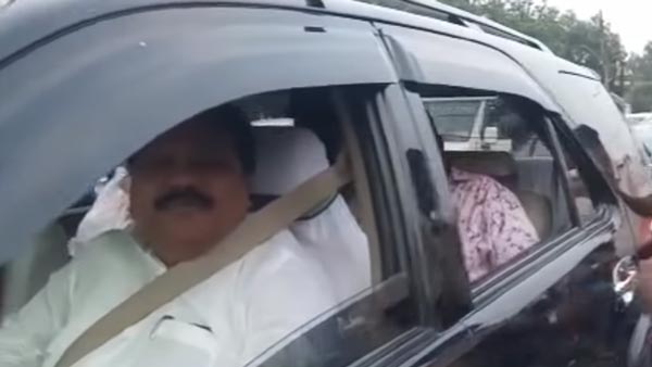 கருப்பு நிற கண்ணாடி கொண்ட காரில் கெத்தாக வலம் வந்த எம்எல்ஏ-வுக்கு அபராதம்... அடடா என்னங்க இப்புடி பண்ணிட்டீங்க!!!