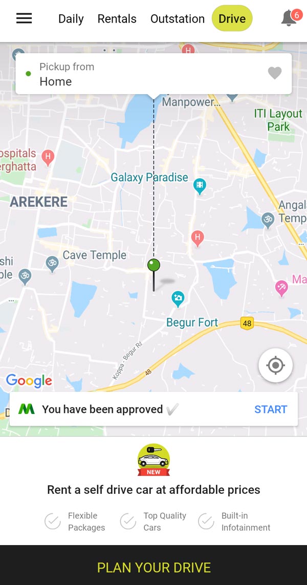 குறைவான கட்டணத்தில் செல்ஃப் டிரைவிங் வாடகை கார் திட்டத்தை அறிமுகப்படுத்தும் ஓலா!