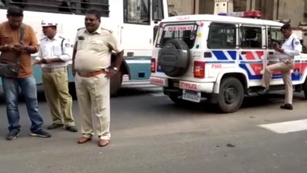 பள்ளிக்கு சென்று கொண்டிருந்த குழந்தைக்கு அபராதம்...