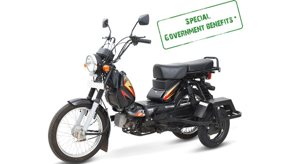 மாற்று திறனாளிகளுக்கென எக்ஸ்எல் 100 பைக்கில் கூடுதல் மாற்றத்தை கொண்டுவந்த டிவிஎஸ்...