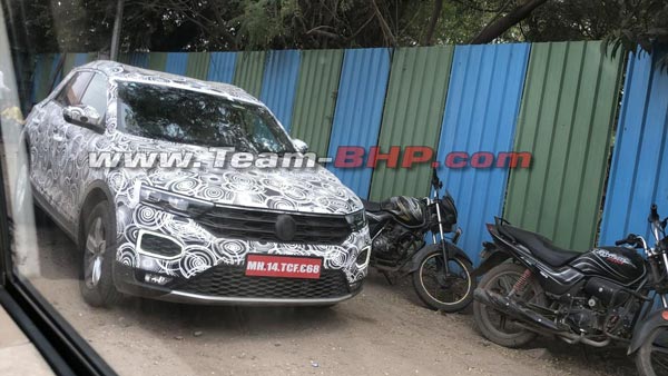 2020 ஃபோக்ஸ்வேகன் டி-ராக் மாடல் கார் இந்தியாவில் சோதனை ஓட்டம்...