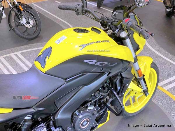 மஞ்சள் நிற தேனியாக மாறிய பஜாஜ் டோமினார் 400... காட்சிக்குள்ளாகியது 2020ம் ஆண்டிற்கான மாடல்...