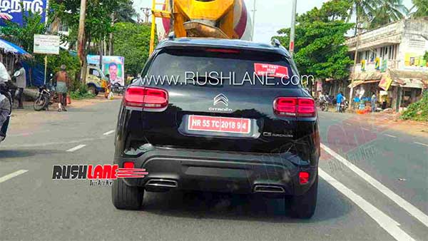 சிட்ரோன் சி5 ஏர்-க்ராஸ் எஸ்யூவி பாண்டிச்சேரியில் சோதனை ஓட்டம்...