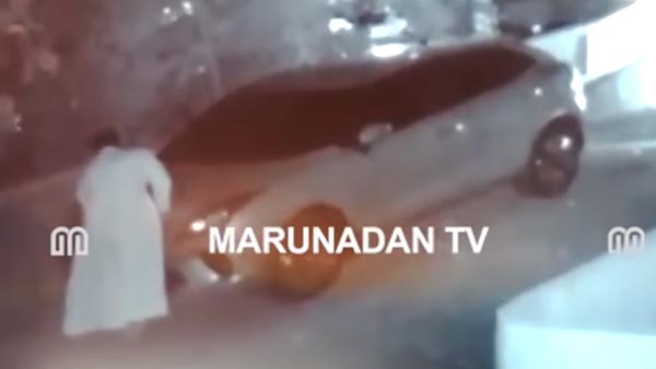 பாதிரியாரின் செயலால் அதிர்ந்துபோன காரின் உரிமையாளர்... சிசிடிவி காட்சியால் அம்பலம்..!