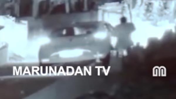 பாதிரியாரின் செயலால் அதிர்ந்துபோன காரின் உரிமையாளர்... சிசிடிவி காட்சியால் அம்பலம்..!