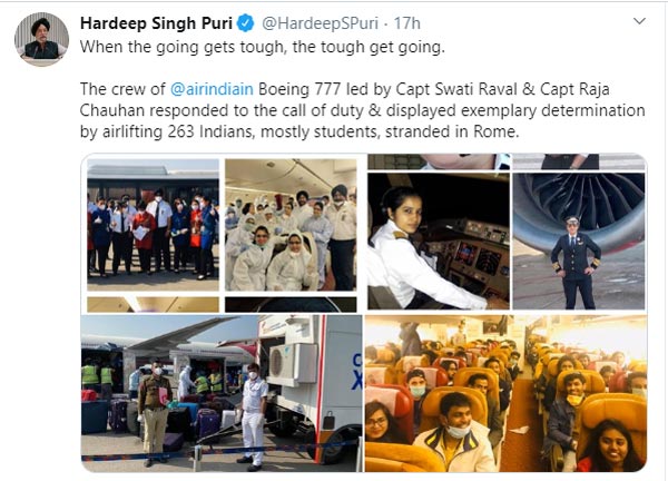 ஏர் இந்தியா செய்த துணிச்சலான காரியம்... வெளிநாடுகளில் தவித்த இந்தியர்களை மீட்டதில் வெளிவராத தகவல்
