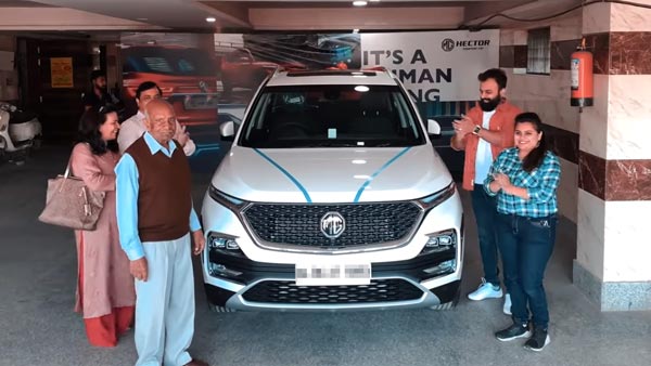 வயதான தந்தையை ஆச்சரிய பரிசால் வியக்க வைத்த இளைஞர்... காரை எப்படி வாங்கினார் தெரிஞ்சா அசந்துருவீங்க!
