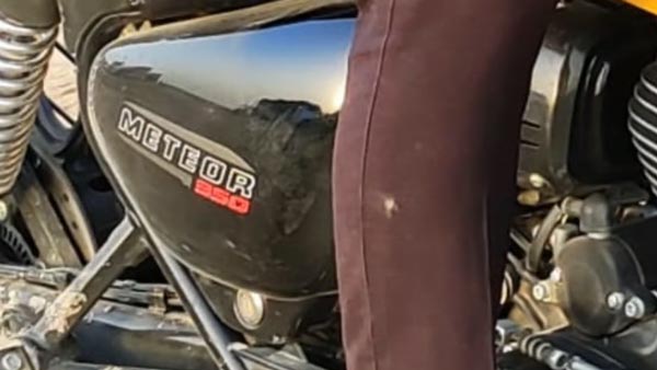 மஞ்சள் நிற ராயல் எண்ட்பீல்டு மீட்டியோர் 350 பைக்கின் டீசர் வீடியோ தயாராகிறது... இந்திய அறிமுகம் எப்போது..?