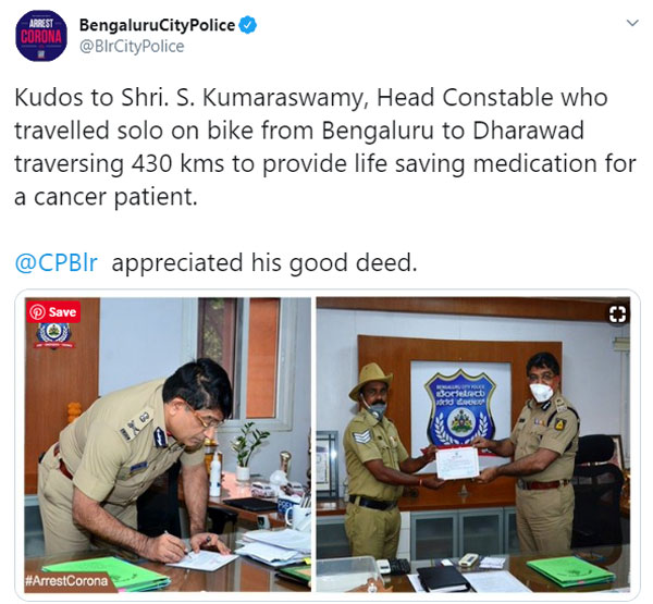 சூப்பர்... ஸ்கூட்டரில் ரிஸ்க் எடுத்து 860 கிமீ பயணம்... நாட்டையே திரும்பி பார்க்க வைத்த கான்ஸ்டபிள்