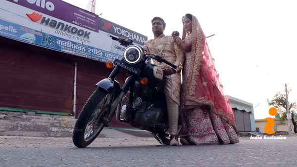 புதுமணம் முடித்த கையோடு பைக்கில் புறப்பட்ட இளம் ஜோடி.. நடு வழியில் காத்திருந்து ஷாக் கொடுத்த பஞ்சாப் போலீஸ்..