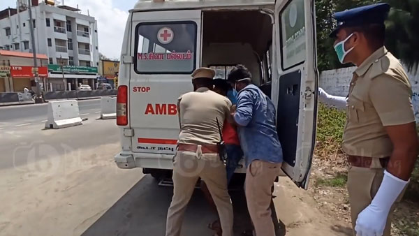 விதி மீறினால் கொரோனா நோயாளியுடன் ஒரு நாள் டூர்.. புள்ளிங்கோ இளைஞர்களை சிதறவிட்ட திருப்பூர் போலீஸ்..