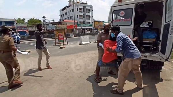 விதி மீறினால் கொரோனா நோயாளியுடன் ஒரு நாள் டூர்.. புள்ளிங்கோ இளைஞர்களை சிதறவிட்ட திருப்பூர் போலீஸ்..