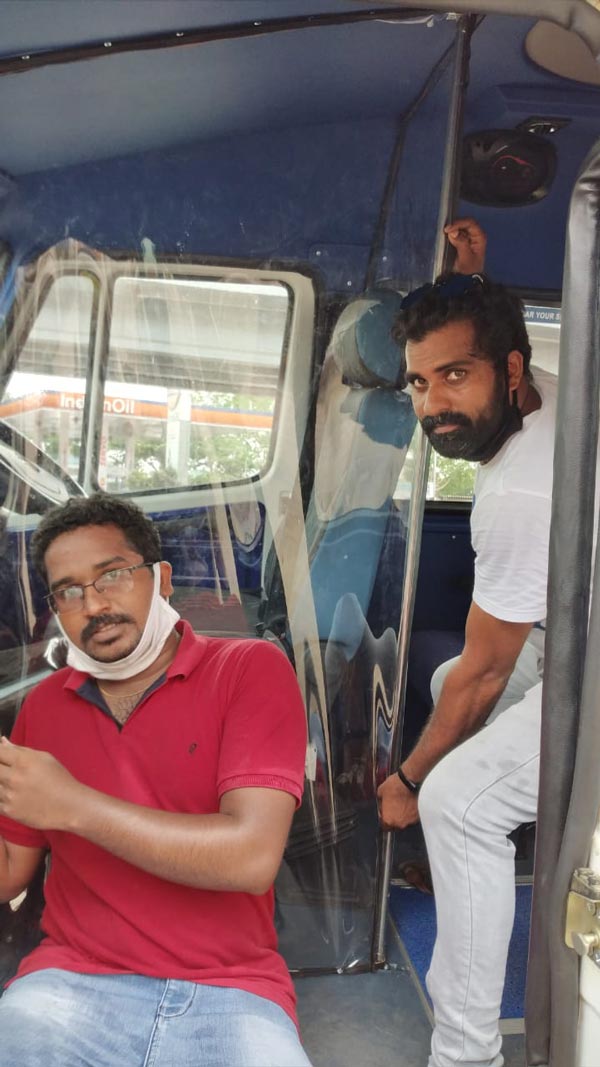 கொரோனாவை தடுக்க சூப்பர் ஐடியா... மலிவான கட்டணத்தில் கார்களுக்கு சேஃப்டி ஷீல்டு... சென்னையில் அசத்தல்