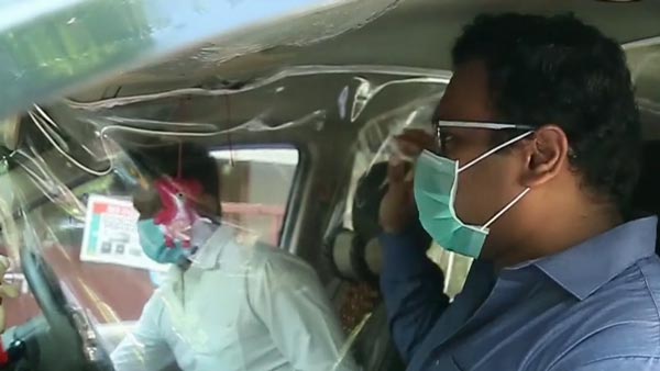 கொரோனாவை தடுக்க சூப்பர் ஐடியா... மலிவான கட்டணத்தில் கார்களுக்கு சேஃப்டி ஷீல்டு... சென்னையில் அசத்தல்