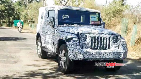 ஊரடங்கிற்கு இடையிலும் சோதனை ஓட்டத்தில் 2020 மஹிந்திரா தார்...
