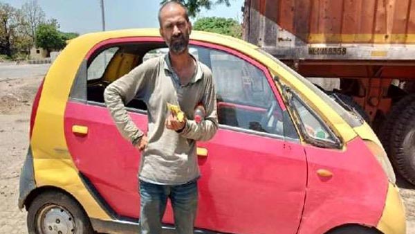 வீடாக மாறிய நானோ கார்... ஒன்றல்ல, இரண்டல்ல 47 நாட்களாக வசித்து வரும் இளைஞர்... ஏன் தெரியுமா?