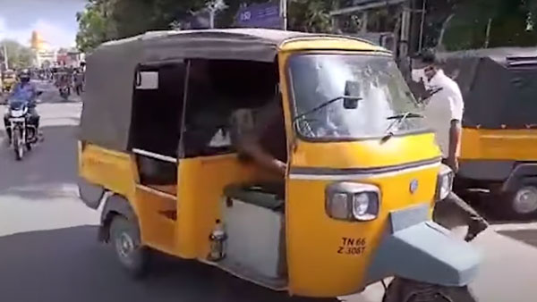 இது புதுசா இருக்கே... டபுள் வருமானம் பார்க்க சூப்பர் ஐடியா... கோவையை கலக்கும் கில்லாடி ஆட்டோ டிரைவர்