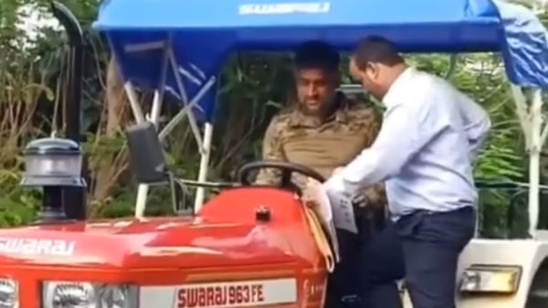 இளையராஜா இசை ஒலிக்க டிராக்டரில் கெத்தாக வந்திறங்கிய தல தோனி... அரிய வீடியோவை வெளியிட்ட சிஎஸ்கே!