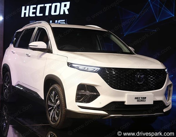 எம்ஜி ஹெக்டர் ப்ளஸ் எஸ்யூவியின் வேரியண்ட் விபரம் வெளியானது