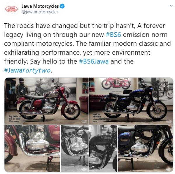 ஒருவழியாக உரிமையாளர்களை சென்றடையவுள்ள பிஎஸ்6 ஜாவா பைக்குகள்... உறுதி செய்த கிளாசிக் லெஜண்ட்ஸ்...