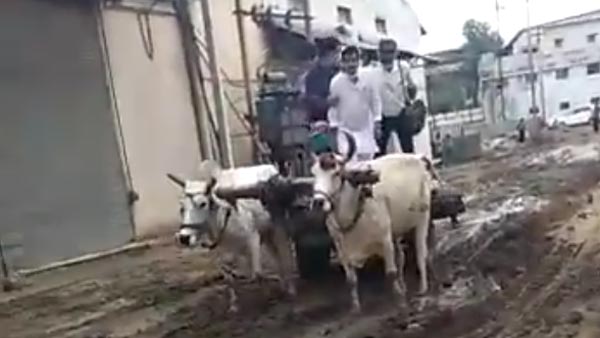 பென்ஸ் காரை ரோட்டில் நிறுத்தி விட்டு மாட்டு வண்டியில் ஆபீஸ் போன தொழிலதிபர்! எல்லாரும் ஆடிப்போய்டாங்க