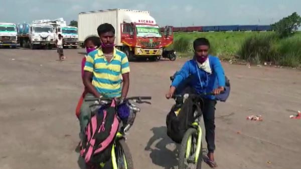 சைக்கிள் வாங்க புலம் பெயர்ந்த தொழிலாளி செய்த காரியம்!