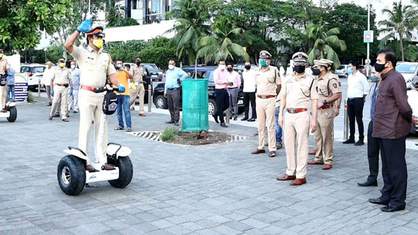 என்ன ஆனாலும் இது குப்புற சாயாது! சென்னை காவல்துறை அடுத்து மும்பை போலீஸில் இணைந்த நவீன மின்சார வாகனம்...